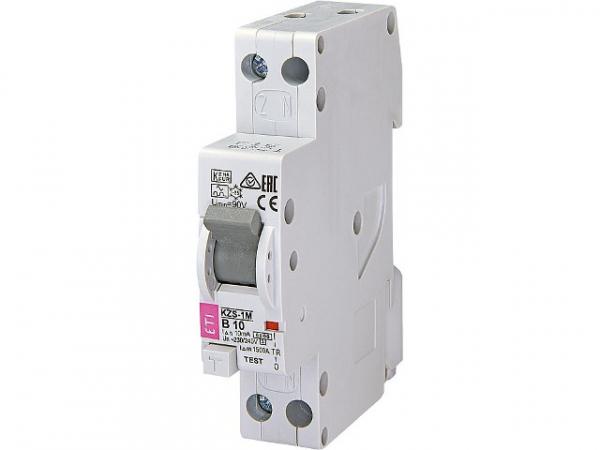 DI/LS-Schalter KZS-1M,1-polig+N in TE, B20A, 10mA, 6kA