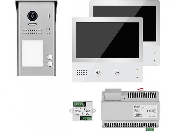 Video-Türsprechanlage VT200 AP 1xTürsprechstelle, 2xTaste 2xTouch-Innenstation