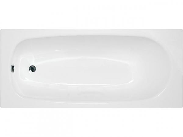 Badewanne VERONA, BxHxT 1600x410x700mm Stahl-Emaille