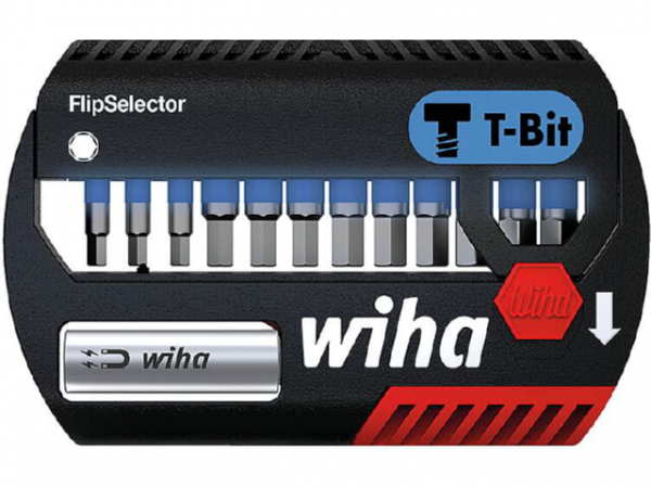 T-Bit-Set Wiha® Sechskant, 25 mm, 14-teilig 1/4'