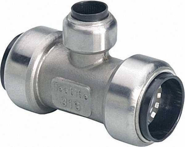 Edelstahl-Steckfitting T-Stück reduziert (i/i/i) 42x28x42mm