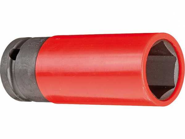Kraftschraubereinsatz GEDORE red 1/2', 85mm lang, 21mm mit Schonhülse