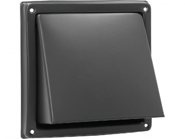 Ablufthaube RAL 7021, Anschlussstutzen d 100 mm