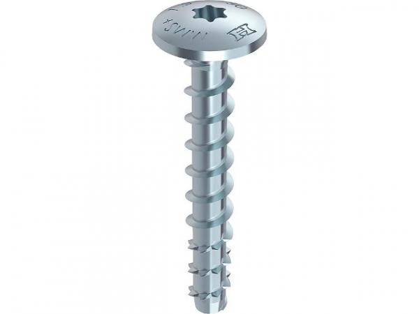 Betonschraube MULTI-MONTI plus Flachrundkopf, d=7,5x40mm, VPE 100 Stück