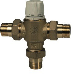 Giacomini R156-2 Thermostatischer Brauchwassermischer für den Einsatz in Sanitärinstallationen und S