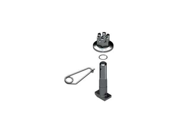 Buderus Hammerkopfschraube M8x42, Verbindungselement, robust, passend für Heizsysteme, 8737712757