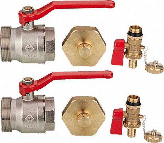 Zubehör Soleverteiler best. aus 2x Kugelhahn DN 40 IG x DN 50 AG 2x Ka Zubehör Soleverteiler best. aus 2x Kugelhahn DN 40 IG x DN 50 AG 2x Ka