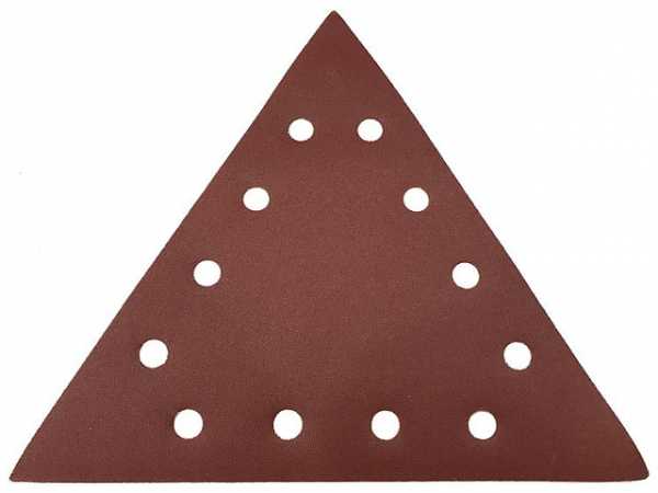 Schleifpapier Dreiecksform K40 passend für Wand-Deckenschleifer TM LHS 710 D, VPE25 Stück