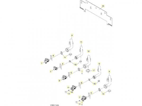 Buderus 87167643670 Anschlusselement Gasanschluss