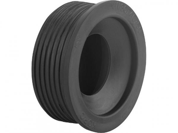 VALSIR Zwillings-Gummi-Nippel schwarz D 52mm NW30/40/50 für 1 1/4''