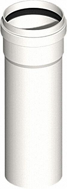 Kunststoff-Abgassystem Rohr 250mm, kürzbar - DN 110 Kunststoff-Abgassystem Rohr 250mm, kürzbar - DN 110