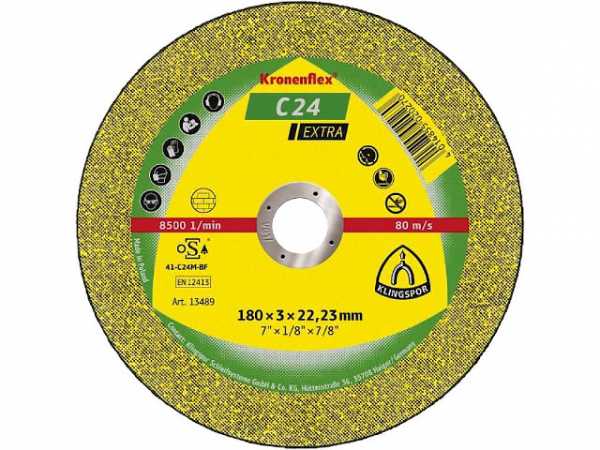 Trennscheibe KLINGSPOR gekröpft 125x2,5x22,23mm 8401640