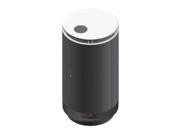 VIESSMANN Luftreiniger Vitopure 350-02, 350 m3/h, HEPA-/Aktivkohlefilter, Lavaschwarz, 7973844