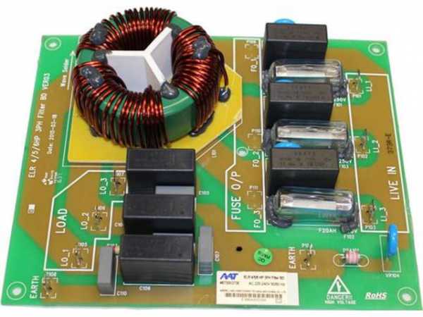 WOLF 2745634 EMI Filterplatine BWL-1S-10/14/16 400V