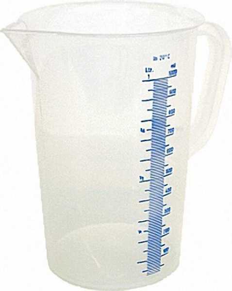 Messbecher aus Polypropylen 1000ml mit Graduierung