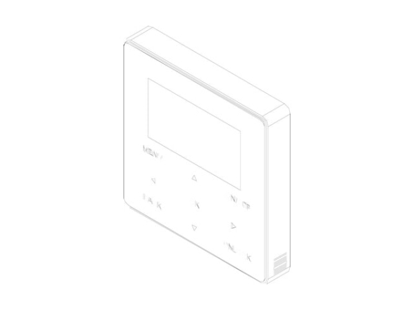 Buderus Bedienelement HMI, Ersatzteil für Heizungsanlagen, kompatibel mit PEBT00026, 8738215898