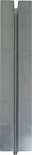 Trockenbau Wärmeleitbleche, 37, 5 m aus verz. Stahlblech für Rohr 14mm L=750mm, B=120mm, Dicke 0,4mm