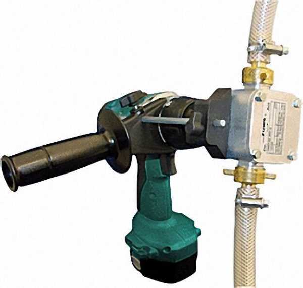 UNISTAR 2001-A Impellerpumpe mit Adapter für Bohrm. Pumpe max. 30 L/Min., max 4 bar