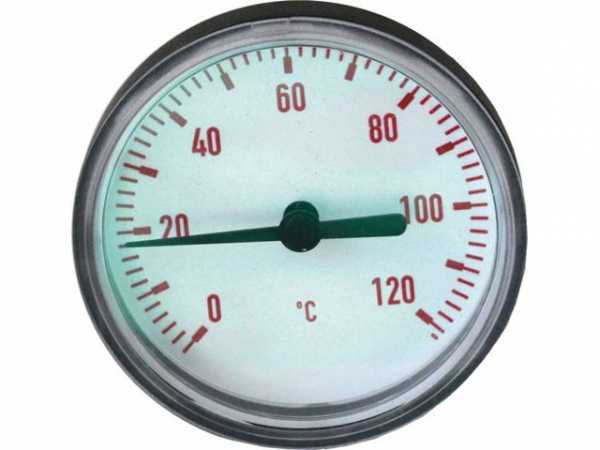 WOLF 2483758 Thermometer Anzeigebereich rot 20-120°C