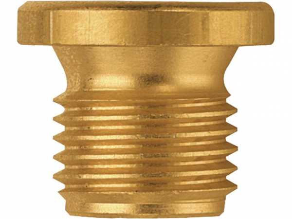 Gewindefitting Messing Verschlußschraube mit Innensechskant DN10 (3/8") AG