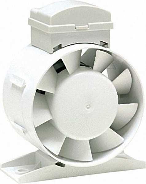 Rohr-Ventilator Typ TEF-100 Einbau in Rohre NW100