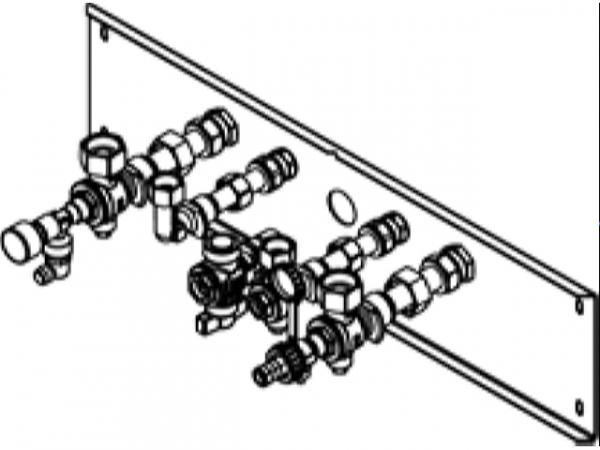 Viessmann Armaturen-Bausatz Kombi UP EU ZK04926