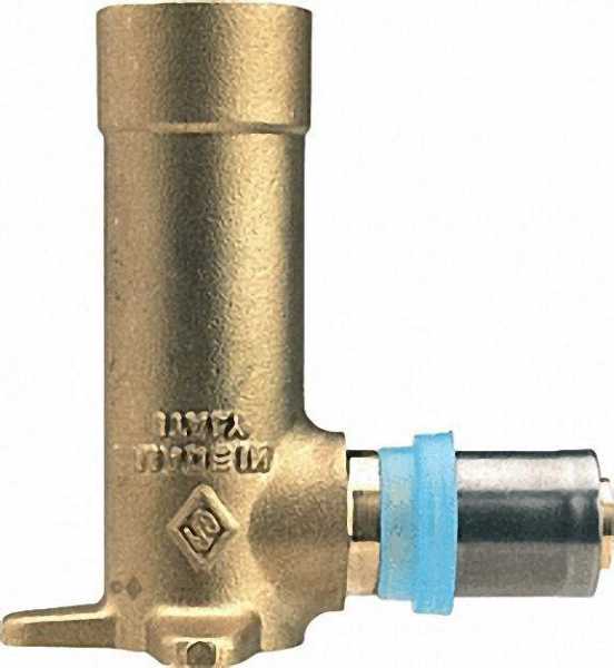 Pressfitting für MSVR Wandwinkel lang 16x2mm - 1/2''