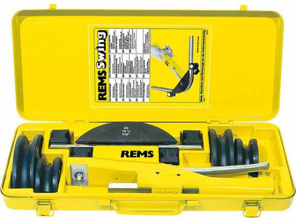 REMS Swing-Set Einhand-Rohrbiegegerät 12-15-18-22mm