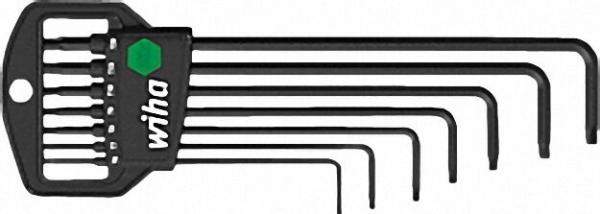 Torx Stiftschlüsselsatz im Halter MagicSpring, manganphosphatiert 7-teilig, Typ 366R HM7