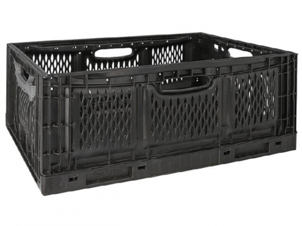 Transportbox klappbar schwarz 600 x 400 x 230