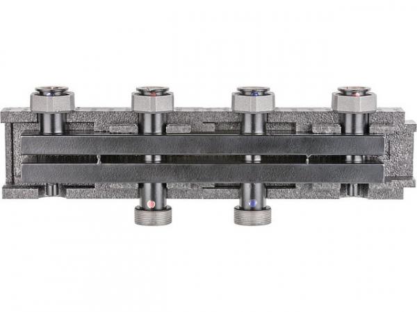 Kesselverteiler EVENES VT3/2 x ÜWM DN40 (11/2'), 3m³/h, 70KW inkl. Halterung + Isolierung