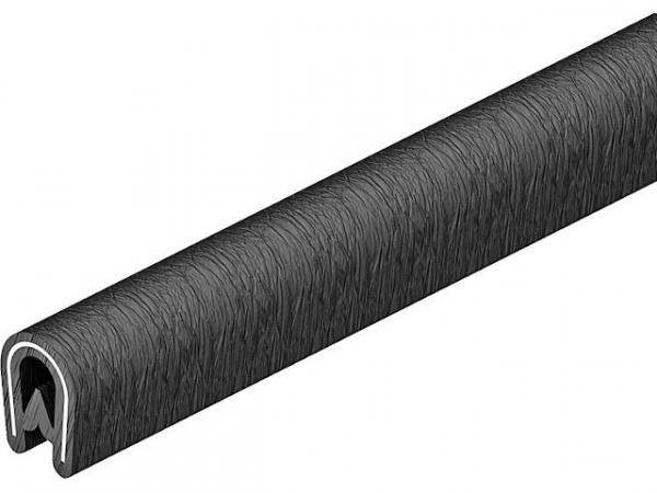 Kantenschutzband PVC schwarz KSB 4 PVC, Länge: 10m BxH: 10,5x15,0mm