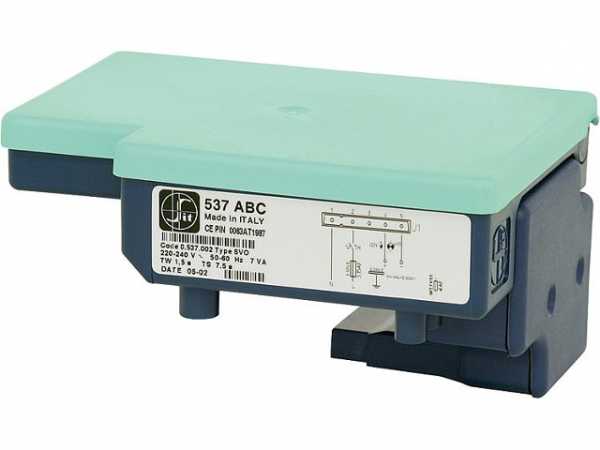 Gasfeuerungsautomat SIT-537 ABC Schutz IP 44, mit Anschluss für STB, Referenz-Nr.: 0.537.301