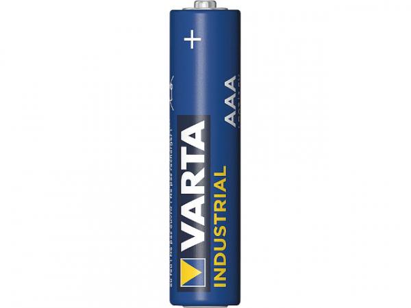 VARTA INDUSTRIAL Batterien MICRO AAA LR03 ALKALINE, VPE 10 Stück im Karton