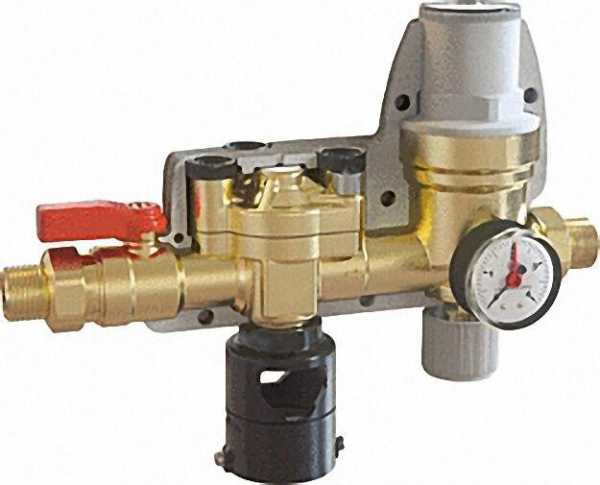 Automatische Füllarmatur mit Systemenner Typ BA Einstellbereich: 0, 2 - 4 Bar