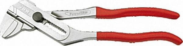 Zangenschlüssel Power GRIP verchromt mit rotem Kunststoffüberzug Länge 253mm
