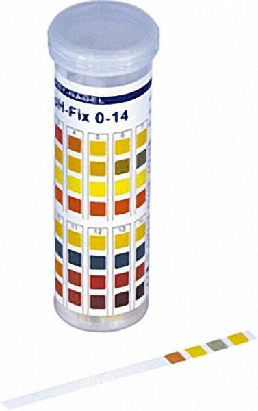 pH Indikatorstäbchen pH 0 - 14 PT Packung a 100 Stäbchen 6 x 85mm