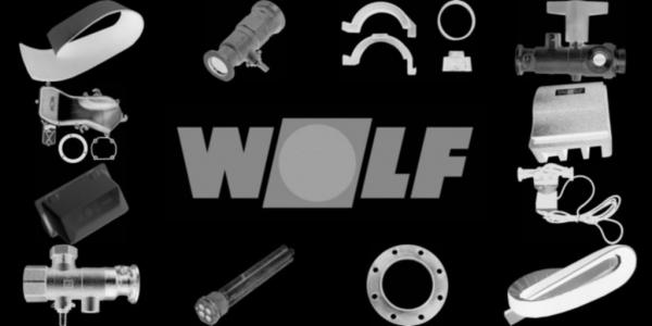 WOLF 2484328 Seitenverkleidung hinten links obeninkl. Befestigungsmaterial weiß