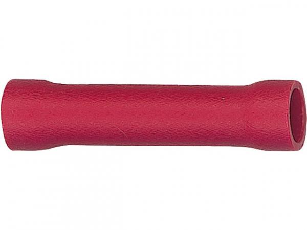 Stoßverbinder isoliert Farbe rot, bis 1,5mm², VPE 100 Stück