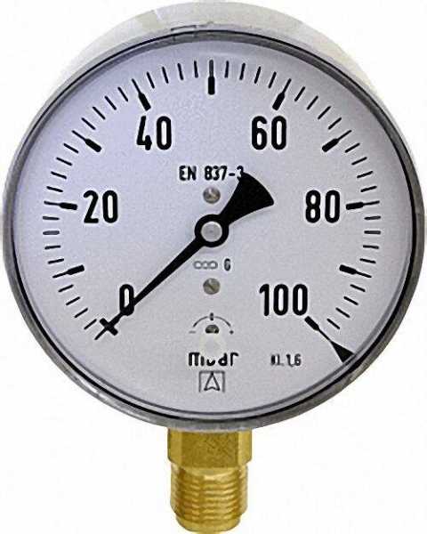 Kapselfedermanometer KP 100.1 0-25 mbar