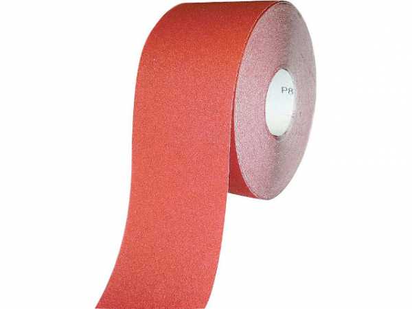 Korundschleifpapier 110mm/50m, Körnung A80 1 Rolle 611115018