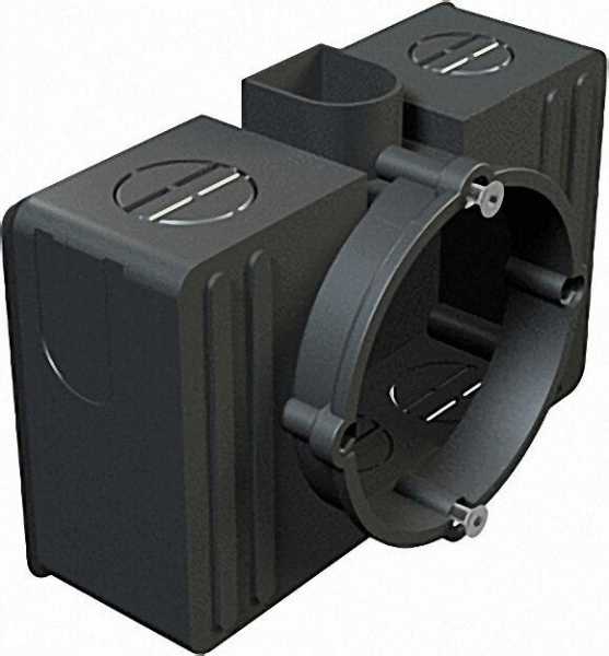 Unterputz-Geräte-/Verbindungs- kasten D=60mm Typ UG 60 VK, schwarz / 1 Stück