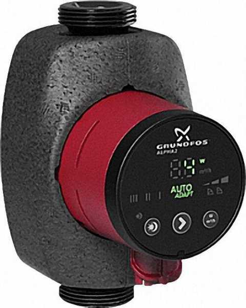GRUNDFOS ALPHA 2 25-60 PN 10, 1'', 230V Baulänge 180mm