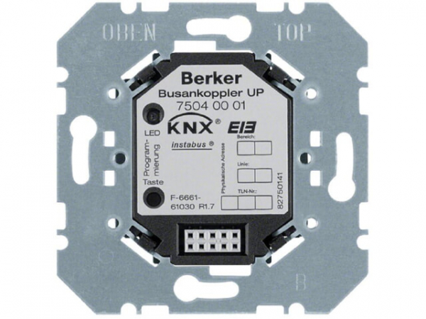 Berker Busankoppler Tragringmontage KNX UP 75040001