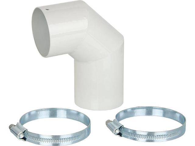 4009011 Anschlußbogen 90° Comfort Air Drm. 60mm inkl. 2 Rohrschell 4009011 Anschlußbogen 90° Comfort Air Drm. 60mm inkl. 2 Rohrschell