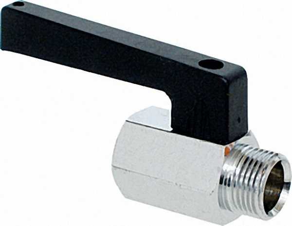 Mini-Kugelhahn mit langem Hebel IGxAG 1/4''