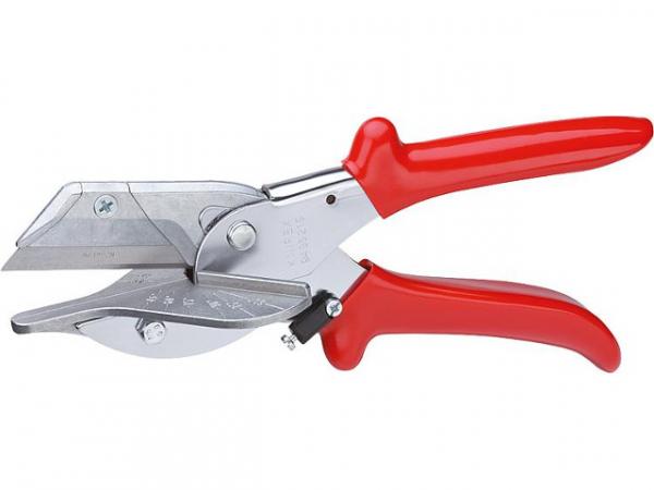 KNIPEX Gehrungsschere für Kunststoff-und Gummiprofile verchromt Messerlänge 56mm