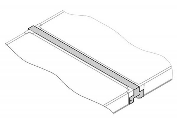 VIESSMANN ZK01283 Abdeckleiste Zwischenraum Vitosol 200-F/200-FM, waagerechte Montage