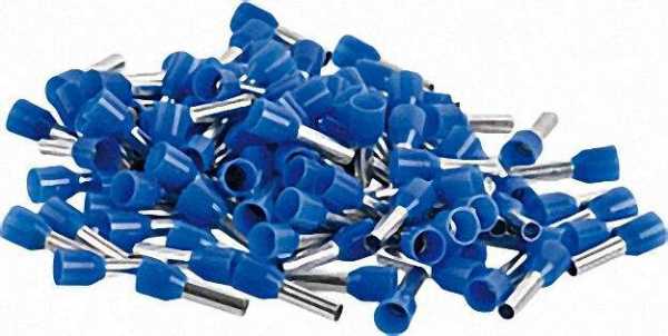 Ader-Endhülse isoliert 2, 5 x 14 blau 1 Beutel 100 Stück