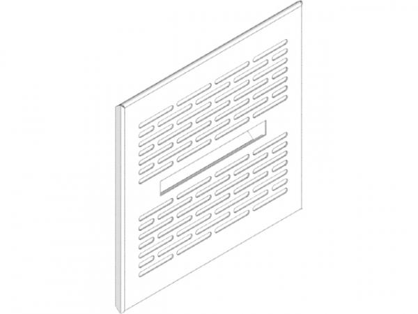VIESSMANN ZK01861 Weitwurf-Auslassblende (weiß) "Flat-Design"